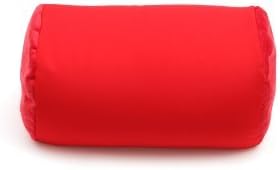 Deluxe Comfort Mooshi Squish Microbead Bed Pillow, 14" x 7" - Airy Squishy Soft Microbeads - Eighteen Fun Bubbly Colors To Choose From - Cuddly And Fun Dormroom Accessory - Bed Pillow, Red