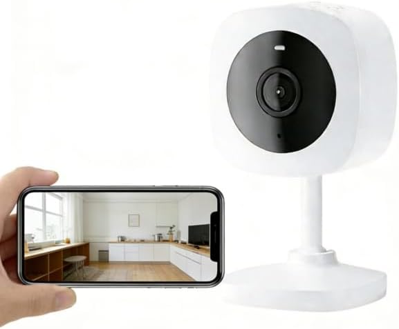 Home Security Camera, Supports WiFi, Wireless Indoor Model with Spotlight and Two-Way Talk