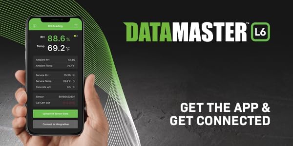 Wagner Meters Rapid RH L6 Smart Sensors: Easy ASTM F2170 Concrete Moisture Testing- 25 Pack