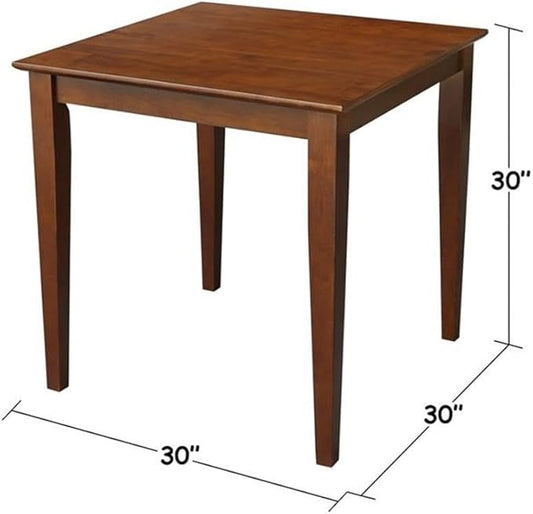 IC INTERNATIONAL CONCEPTS Solid Wood Top Table
