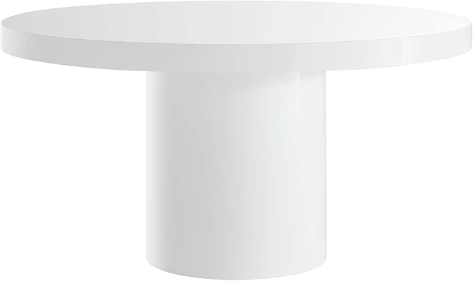 Modway EEI-4910-WHI Gratify 60" Round Dining Table, White