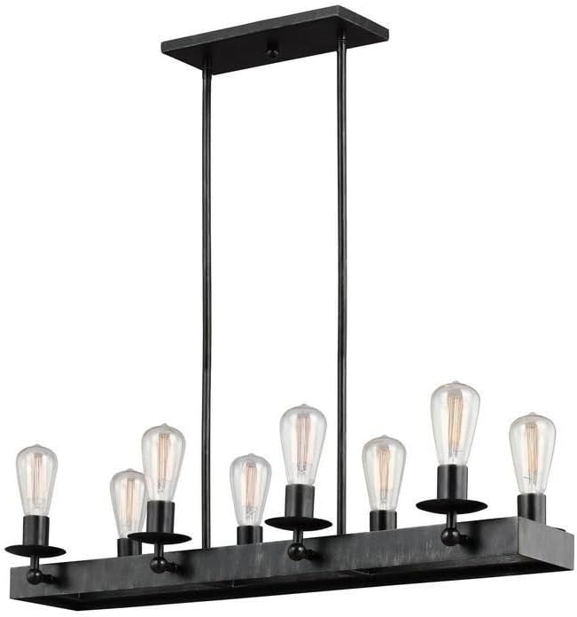 Sea Gull Lighting 3110208-846 Ravenwood Manor Eight-Light Chandelier, Stardust Finish