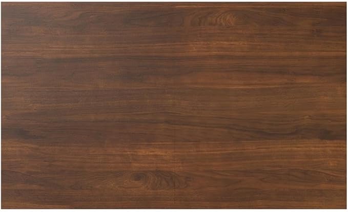 SIMPLIHOME Wilson Dining Table - 60 inch Wide Solid Wood Walnut Veneer Extendable Table, Transitional Style for Dining Room or Kitchen with Thick, Straight Legs and Butterfly Leaf, Seats 8