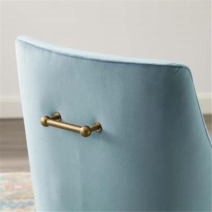 Modway Discern Upholstered Performance Velvet Dining Chair, Light Blue