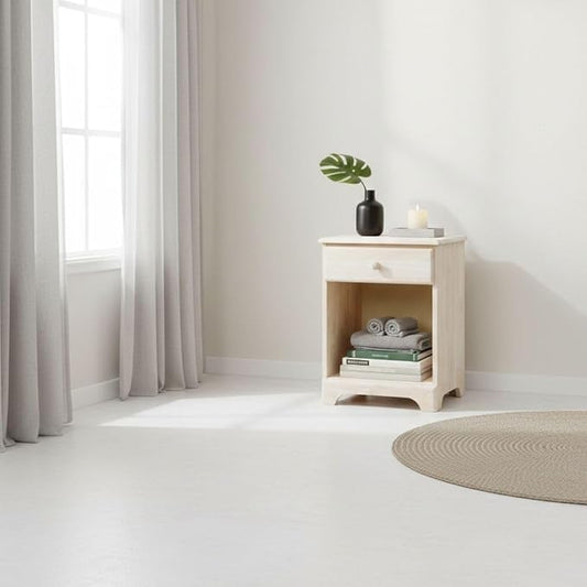 IC INTERNATIONAL CONCEPTS Nightstand Unfinished