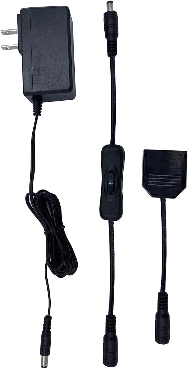 Taysing Power Supply Mini Spotlight Jewelry Showcase Display Lighting Fixture (Power Supply with Button Switch1)