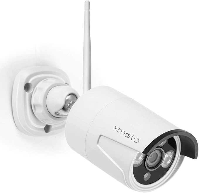 xmartO WB2024-W 3MP WiFi Home Security Camera with Built-in Microphone (add-on Camera with 3.6mm Lens and 2K HD Resolution, Works only for NVRs Version 3.0 or Later)