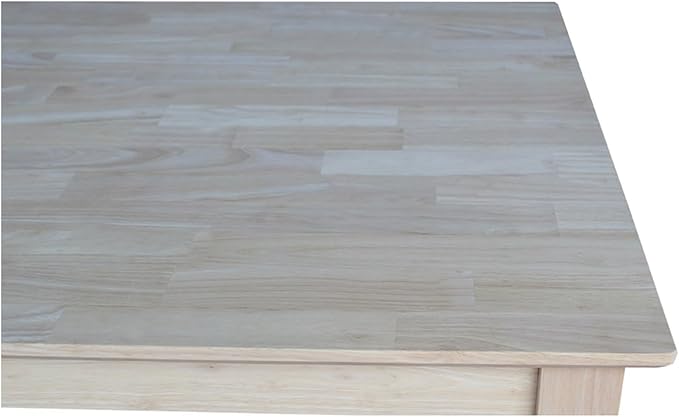 IC INTERNATIONAL CONCEPTS Solid Wood Top Table