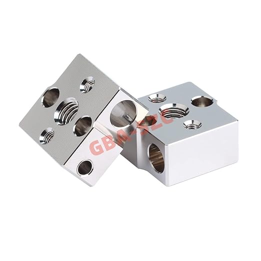 Ender 3 Neo/CR6 SE Heater Block,Plated Copper Upgrade with Silicone Sock for CR-6 SE/CR-6 MAX/CR-5 Pro/CR10 Smart/Ender 3 Neo/V2 Neo/Max Neo Cartridge Sensor. (1PC)