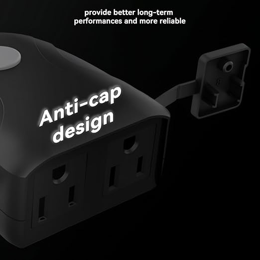 Smart Outdoor WiFi Plug, Smart Plug with Remote Control App Timer Function IP53 Waterproof for Home Garden Pool Kitchen Balcony