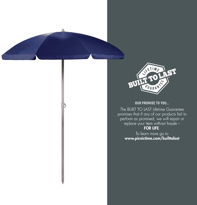 PICNIC TIME NCAA Florida Gators Outdoor Canopy Sunshade Beach Umbrella 5.5' - Small Patio Umbrella - Beach Chair Umbrella