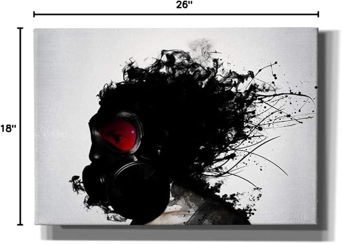 Cortesi Home 'Ghost Warrior' by Nicklas Gustafsson, Canvas Wall Art, 18"x26"