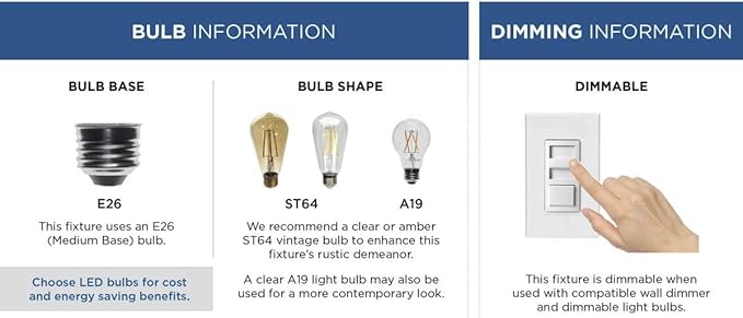 Progress Lighting Briarwood Collection 5-Light Dining Room Light Fixture, Farmhouse Style Modern Chandelier for Kitchen and Dining Room, 38" by 9", Black