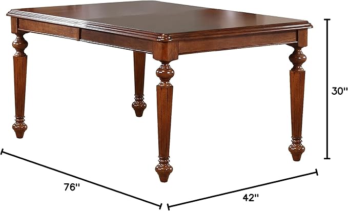 Sunset Trading Andrews Dining Table, Distressed Chestnut