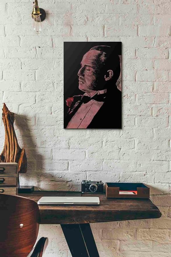 Epic Graffiti 'Brando-Godfather' by Giuseppe Cristiano, Canvas Wall Art, 12"x18"