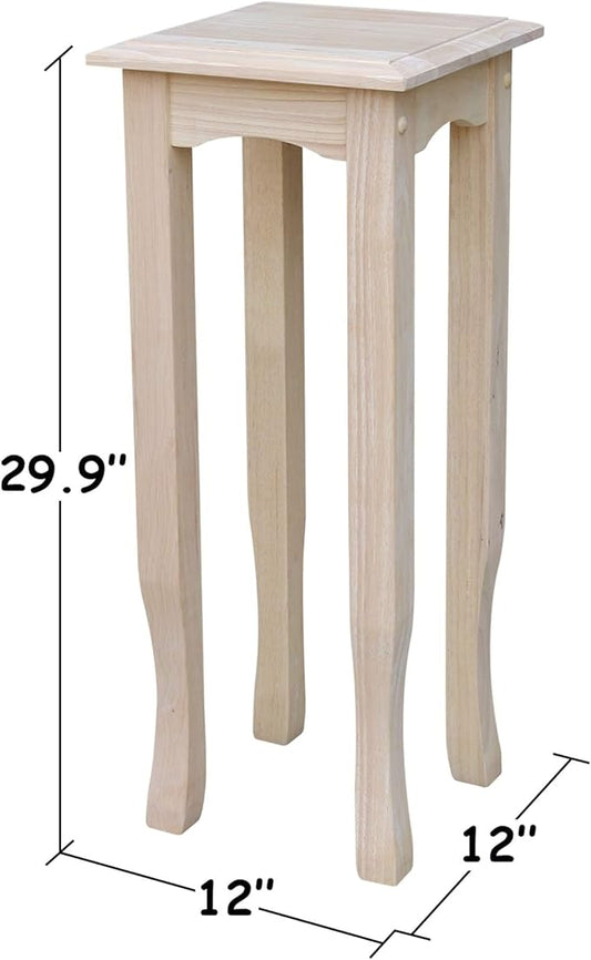 International Concepts 30" High Unfinished Tea Table