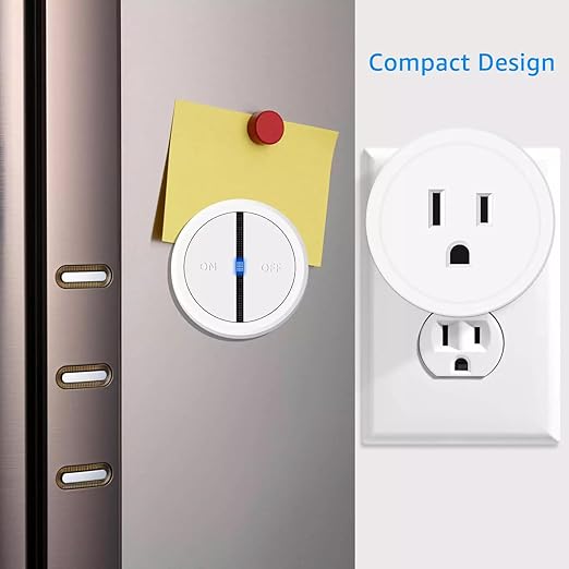 Garbage Disposal Wireless Switch 2 Kit, Greencycle Portable Remote Control Outlet,Garbage Disposal Switch with Magnetic, Remote Control Outlet,No Drilling On Sink,15A 4000V Anti-Surge 500Ft RF Range