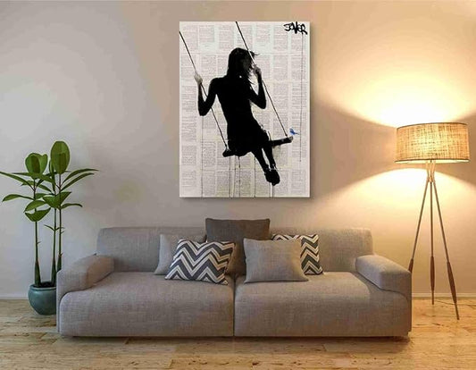 Epic Graffiti 'The Freedom of Sometimes' by Loui Jover, Canvas Wall Art, 40"x54"
