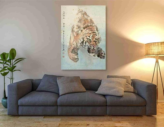 Epic Graffiti 'Pursuit' by River Han, Canvas Wall Art, 40"x60"