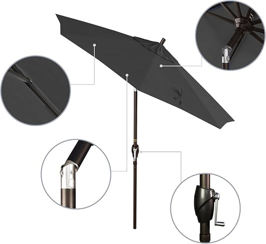 California Umbrella 7.5' Round Aluminum Market Umbrella