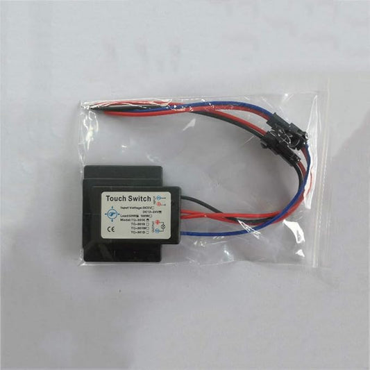 Taidacent Touch Sensor Switch for Bathroom Mirror LED Light Capacitive Touch Light Switch 12V24V Bathroom Smart Glass Capacitance Sensor Module