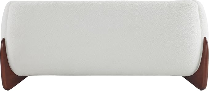 Christopher Knight Home Alma 63" Boucle Loveseat with Wood Legs, 2 Seater Sofa Couches for Living Room, Upholstered Couch Chair, Soft Seating Lounge Sofa Chair, Cozy Loveseat with Armrest, Beige