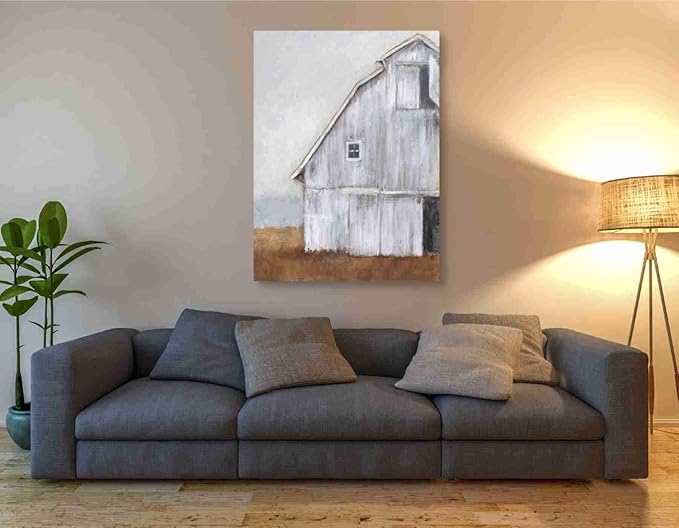 Epic Graffiti 'Abandoned Barn II' by Ethan Harper Canvas Wall Art, 40"x54"