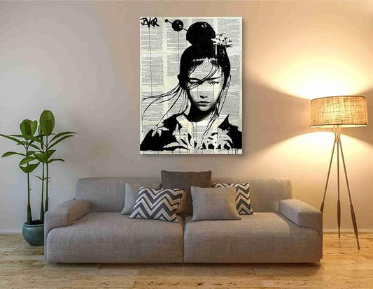 Epic Graffiti 'Narumi' by Loui Jover, Canvas Wall Art, 40"x54"
