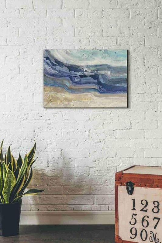Epic Graffiti 'Currents' by Albena Hristova, Canvas Wall Art, 26"x18"