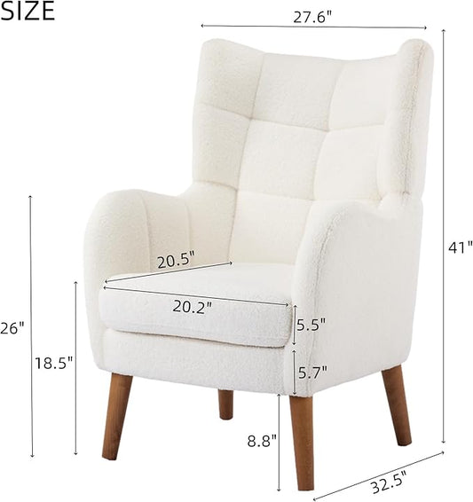 Merax Elegant Button Tufted Accent Chair