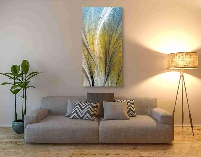 Epic Graffiti 'Fountain Grass III' by James Burghardt, Canvas Wall Art, 30"x60"