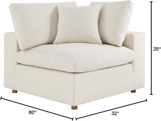 Modway Commix Down-Filled Overstuffed Upholstered Loveseat