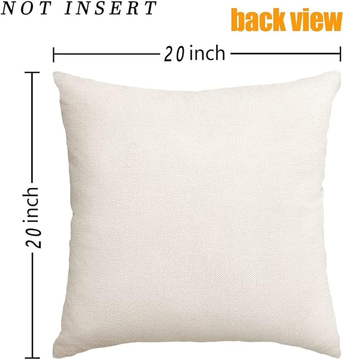 RABUSOFA Outdoor Pillow Covers 20x20 Inch,Outdoor Bird Lumbar Throw Pillow Cases Small Decorative Pillows for Couch Patio Furniture Polyester Linen Teal Blue Waterproof