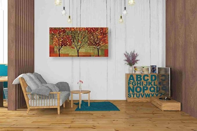 Epic Graffiti 'Watercolor Forest II' by Veronique Charron, Canvas Wall Art, 40"x20"