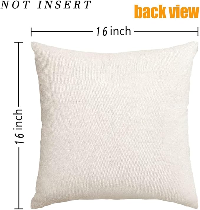 RABUSOFA Outdoor Pillow Covers 16x16 Inch,Outdoor Bird Lumbar Throw Pillow Cases Small Decorative Pillows for Couch Patio Furniture Polyester Linen Teal Blue Waterproof