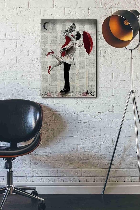 Epic Graffiti 'It Rained' by Loui Jover, Canvas Wall Art, 18"x26"