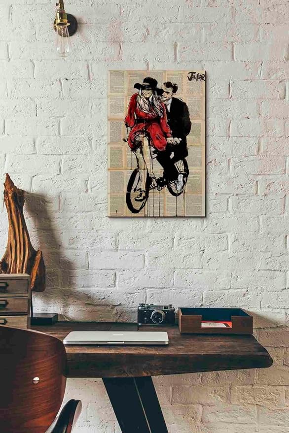 Epic Graffiti 'Days In Bliss' by Loui Jover, Canvas Wall Art, 12"x18"