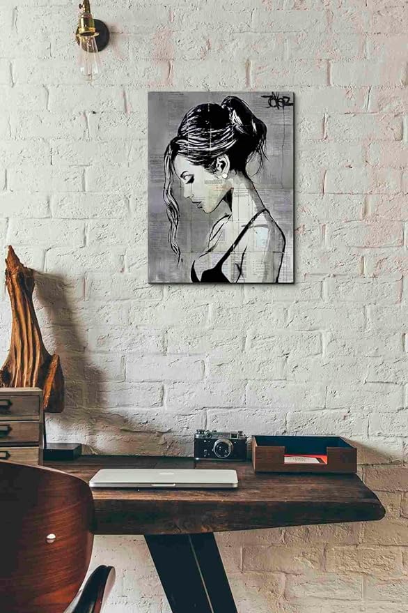 Epic Graffiti 'Being' by Loui Jover, Canvas Wall Art, 12"x16"