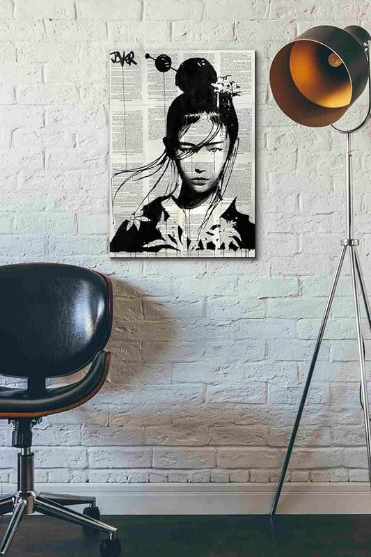 Epic Graffiti 'Narumi' by Loui Jover, Canvas Wall Art, 18"x26"