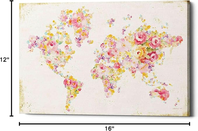 Epic Graffiti 'Midsummer World' by Danhui Nai, Canvas Wall Art, 16"x12"