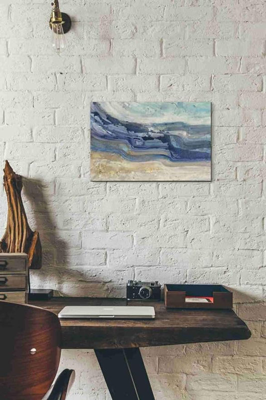 Epic Graffiti 'Currents' by Albena Hristova, Canvas Wall Art, 18"x12"