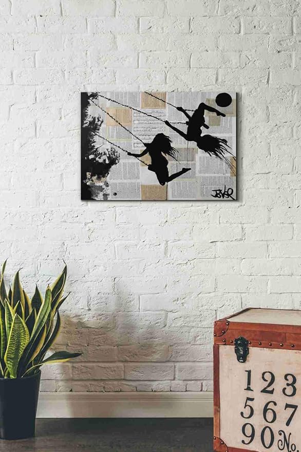 Epic Graffiti 'Summer' by Loui Jover, Canvas Wall Art, 18"x26"