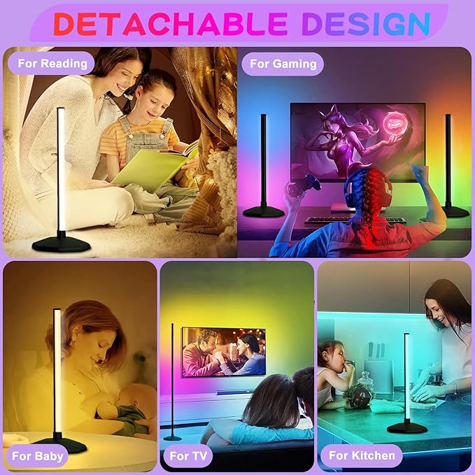 Corner Floor Lamp, Smart RGB LED Corner Lamp,16 Million Colors Changing LED Floor Lamp with App and Remote Control,Music Sync & Timer Mood Lighting for Living Room,Smart Floor Lamp