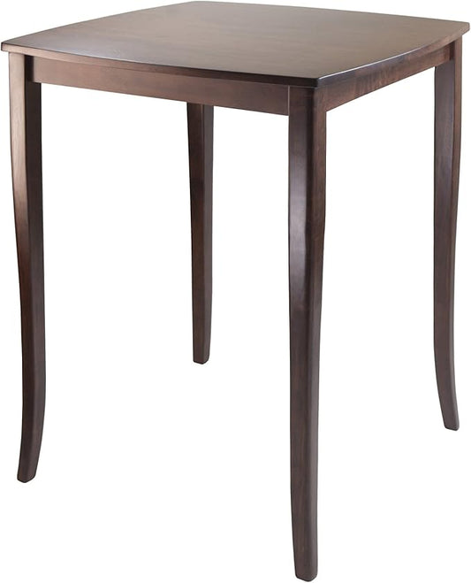 Winsome 3-Pc Inglewood High/Pub Dining Table with Saddle Stool