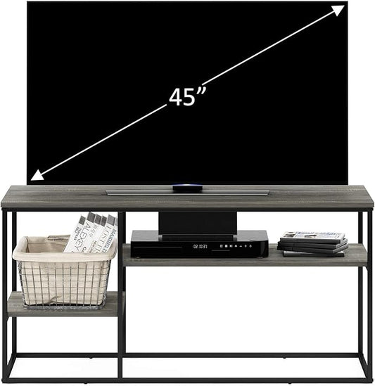 Furinno Moretti Modern Lifestyle TV Stand, French Oak Grey