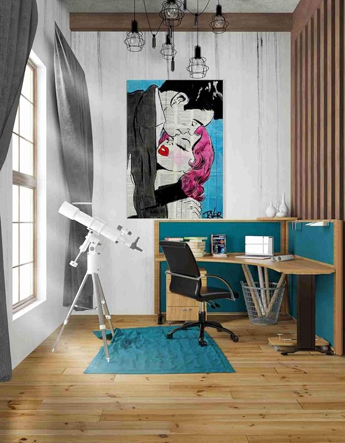 Epic Graffiti 'Pop Lovers' by Loui Jover, Canvas Wall Art, 26"x40"