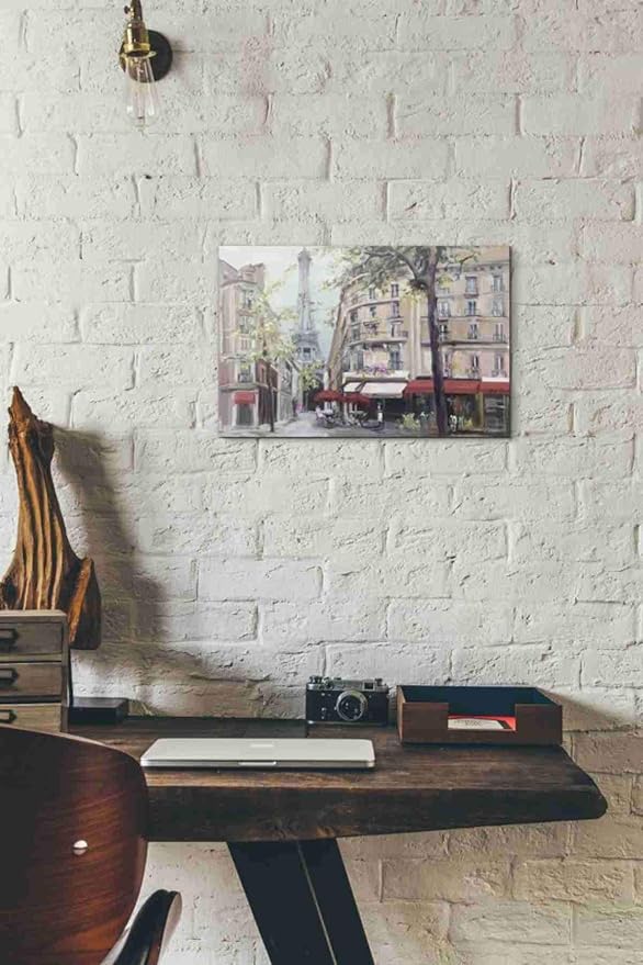 Epic Graffiti 'Springtime in Paris' by Marilyn Hageman, Canvas Wall Art, 12"x18"
