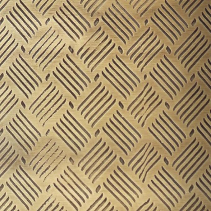 SIMPLIHOME Johnsen Metal Table - 18 inch Wide Solid Iron Round Accent Table in Antique Gold, Boho Side or End Table for Living Room or Family Room with Etched Cross Hatch Pattern, Assembled
