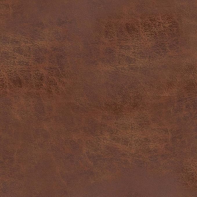 SIMPLIHOME Lacey Small Tufted Ottoman Bench - 26 inch Wide Upholstered Vegan Leather Rectangle Ottoman in Distressed Saddle Brown, Contemporary Bench for Bedroom with Stitching Detail, Assembled