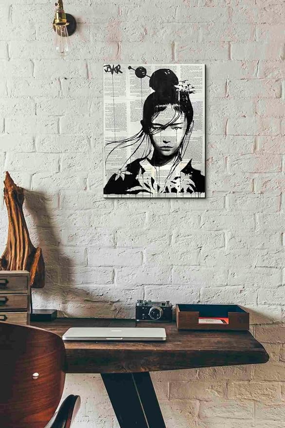 Epic Graffiti 'Narumi' by Loui Jover, Canvas Wall Art, 12"x16"